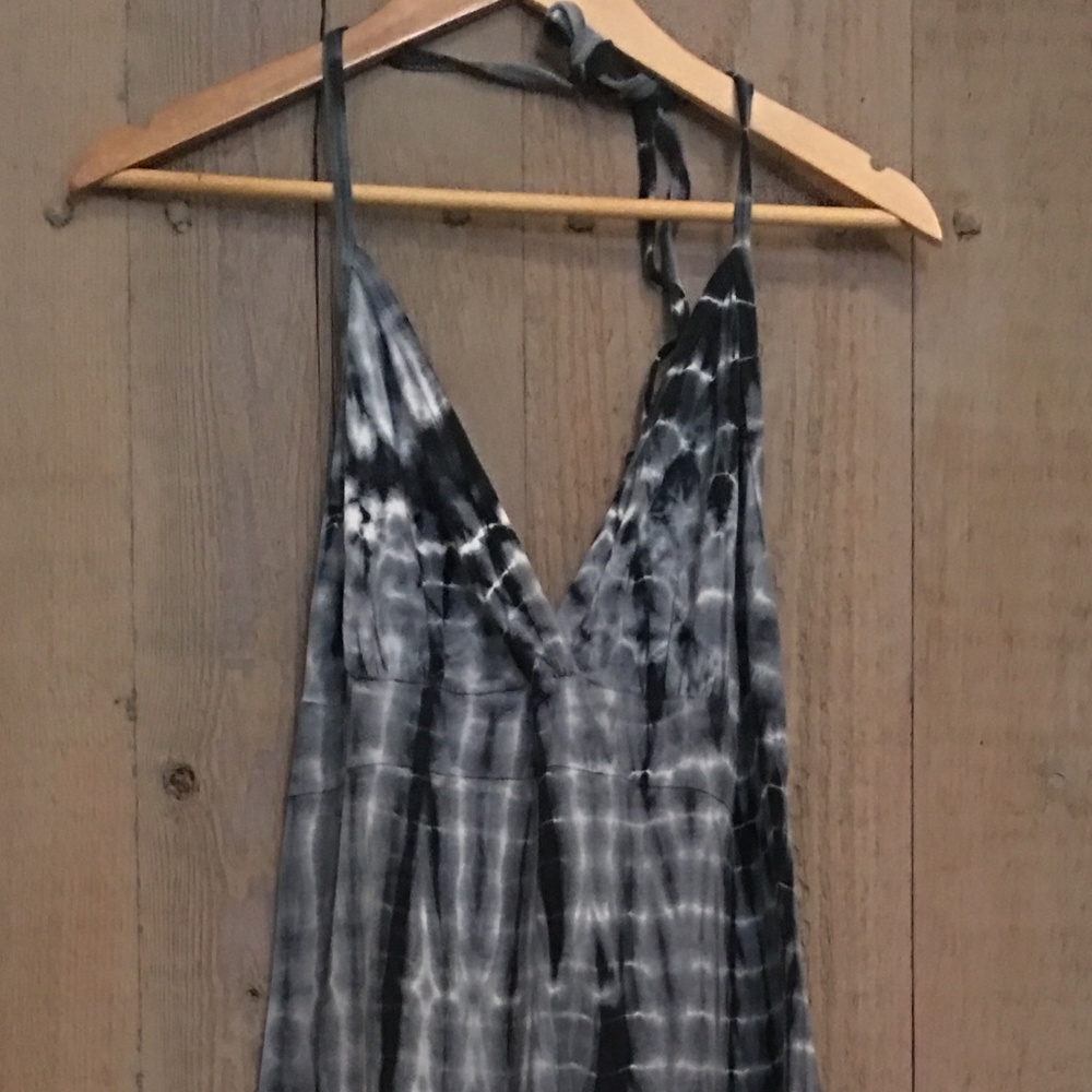 Full Length Prana Tie Dye Halter Dress